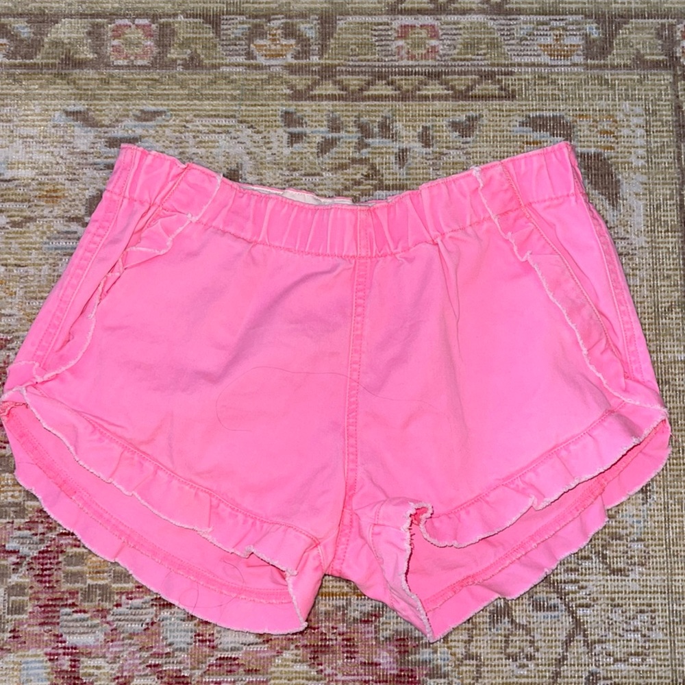 Girls pink shorts
